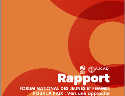 RAPPORT FORUM NATIONAL DES JEUNES ET FEMMES POUR LA PAIX AU MALI